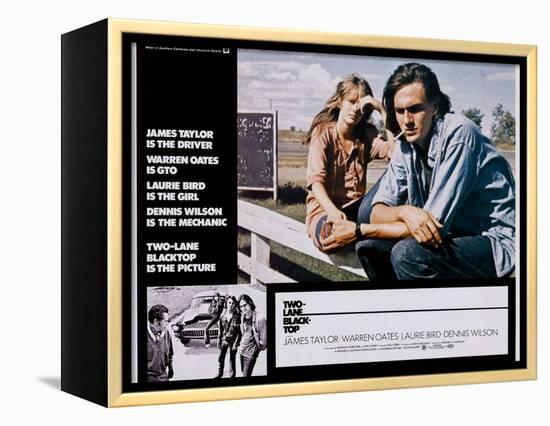 Two-Lane Blacktop, Laurie Bird, James Taylor, 1971-null-Framed Stretched Canvas