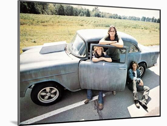Two-Lane Blacktop, Laurie Bird, James Taylor, Dennis Wilson, 1971-null-Mounted Photo