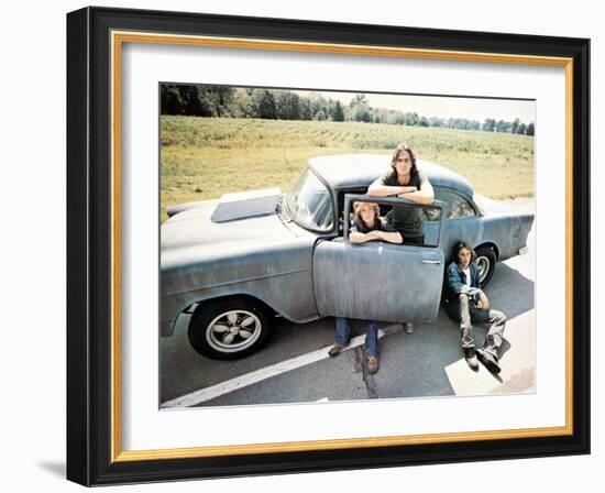 Two-Lane Blacktop, Laurie Bird, James Taylor, Dennis Wilson, 1971-null-Framed Photo