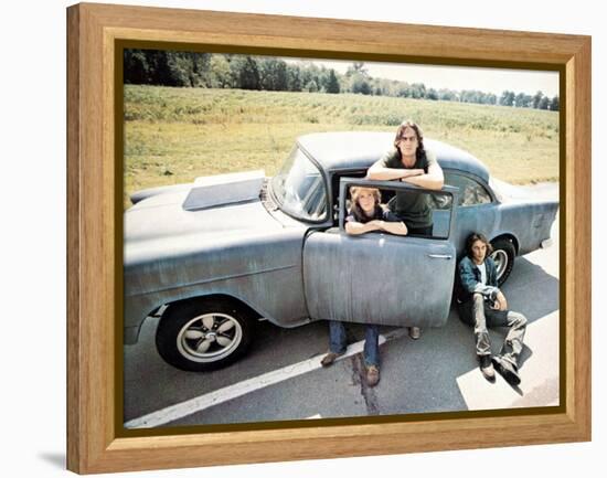 Two-Lane Blacktop, Laurie Bird, James Taylor, Dennis Wilson, 1971-null-Framed Stretched Canvas