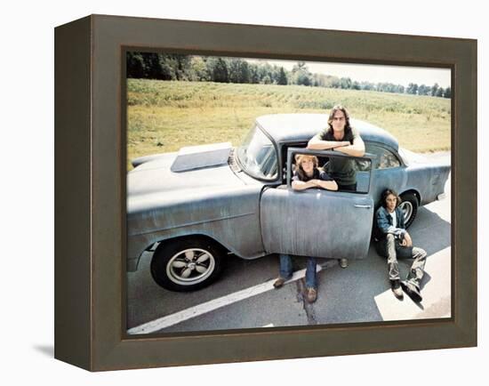Two-Lane Blacktop, Laurie Bird, James Taylor, Dennis Wilson, 1971-null-Framed Stretched Canvas