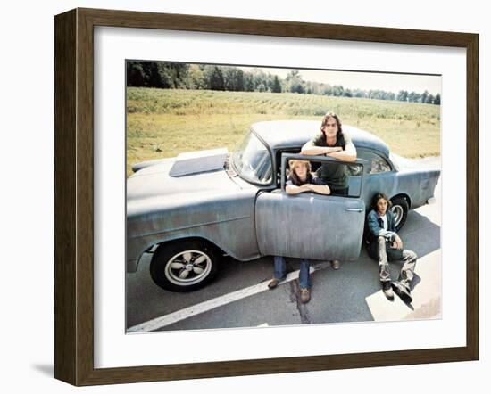 Two-Lane Blacktop, Laurie Bird, James Taylor, Dennis Wilson, 1971-null-Framed Premium Photographic Print