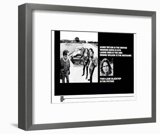 Two-Lane Blacktop-null-Framed Art Print