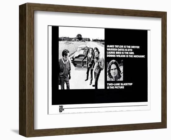 Two-Lane Blacktop-null-Framed Premium Giclee Print