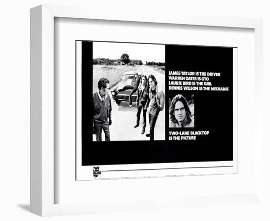 Two-Lane Blacktop-null-Framed Premium Giclee Print