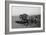 Two Large Work Horses Pull the Farmer and His Corn Seed Drill in Iowa, 1940s-null-Framed Photo