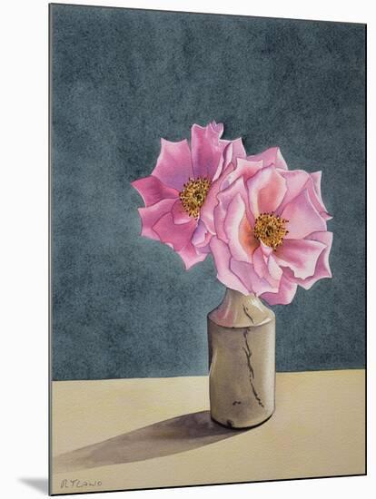 Two Late Roses-Christopher Ryland-Mounted Giclee Print