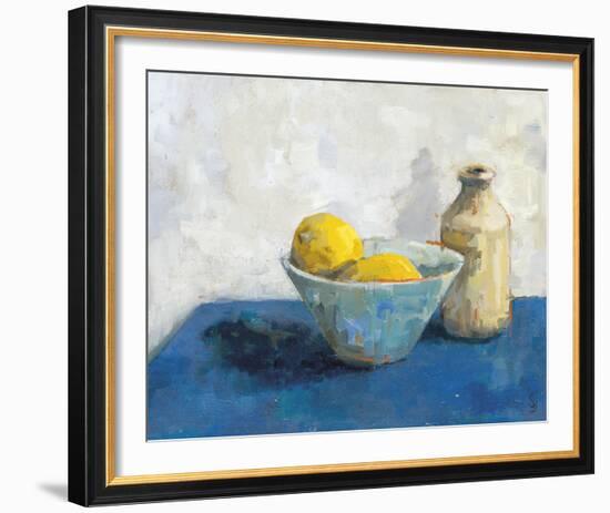 Two Lemons, Bowl and Jar-Steven Johnson-Framed Giclee Print