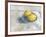 Two Lemons in a Dish-Steven Johnson-Framed Art Print