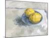 Two Lemons in a Dish-Steven Johnson-Mounted Art Print