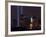 Two Light Beams Illuminate the Sky-null-Framed Photographic Print