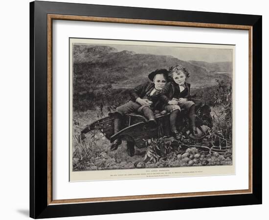 Two Little Emigrants-Mrs. Louisa Starr Canziani-Framed Giclee Print