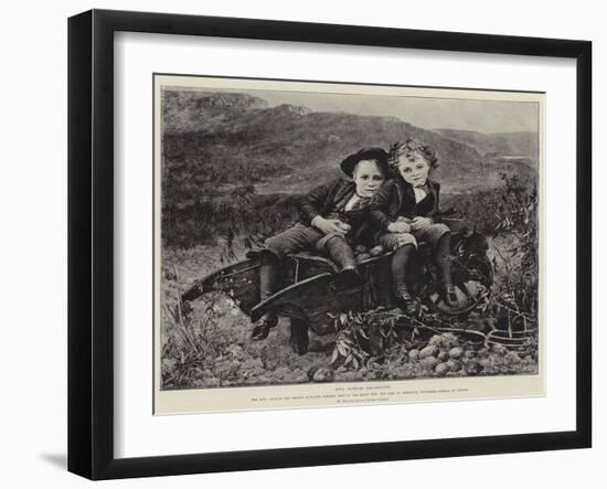 Two Little Emigrants-Mrs. Louisa Starr Canziani-Framed Giclee Print