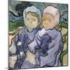 Two Little Girls, c.1890-Vincent van Gogh-Mounted Giclee Print