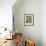 Two Little Girls Help their Mother with the Laundry on Washday-null-Framed Photographic Print displayed on a wall