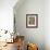 Two Little Girls Help their Mother with the Laundry on Washday-null-Framed Photographic Print displayed on a wall