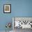 Two Little Girls Help their Mother with the Laundry on Washday-null-Framed Photographic Print displayed on a wall