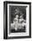 Two Little Girls Sitting on a Bench-Philip Gendreau-Framed Photographic Print