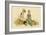 Two Little Girls Sitting on a Log-Kate Greenaway-Framed Art Print