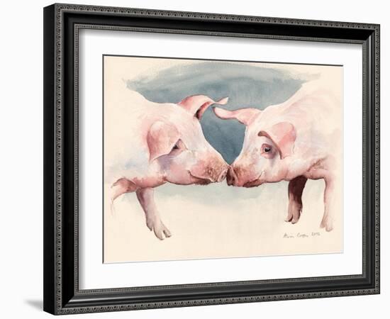 Two Little Piggies, 2012-Alison Cooper-Framed Giclee Print