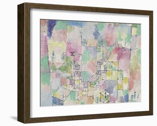 Two Little Pleasure Castles-Paul Klee-Framed Giclee Print