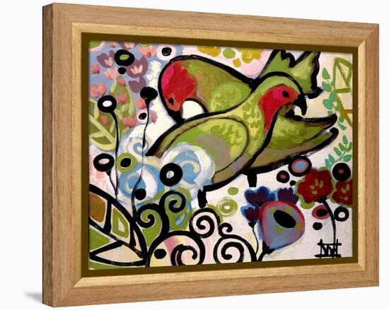 Two Love Birds-Natasha Wescoat-Framed Premier Image Canvas