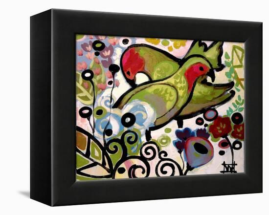 Two Love Birds-Natasha Wescoat-Framed Premier Image Canvas