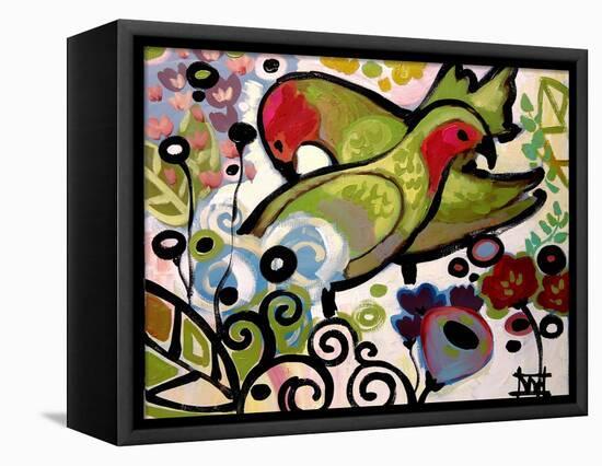 Two Love Birds-Natasha Wescoat-Framed Premier Image Canvas