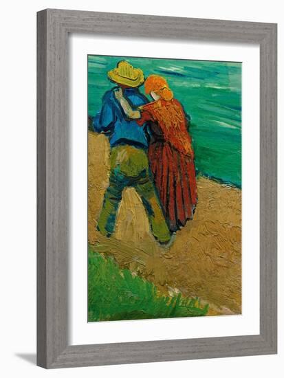 Two Lovers, 1888 (Oil on Canvas)-Vincent van Gogh-Framed Giclee Print