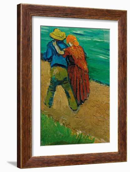 Two Lovers, 1888 (Oil on Canvas)-Vincent van Gogh-Framed Giclee Print