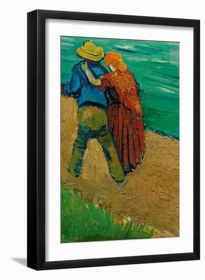 Two Lovers, 1888 (Oil on Canvas)-Vincent van Gogh-Framed Giclee Print