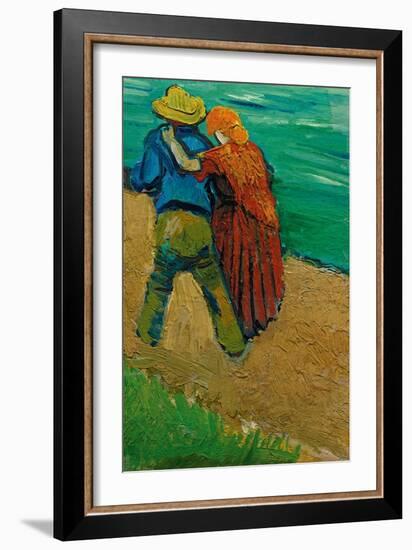 Two Lovers, 1888 (Oil on Canvas)-Vincent van Gogh-Framed Giclee Print