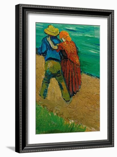 Two Lovers, 1888 (Oil on Canvas)-Vincent van Gogh-Framed Giclee Print