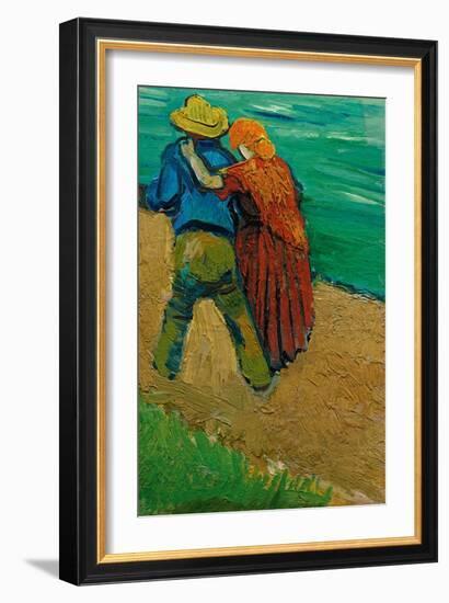 Two Lovers, 1888 (Oil on Canvas)-Vincent van Gogh-Framed Giclee Print