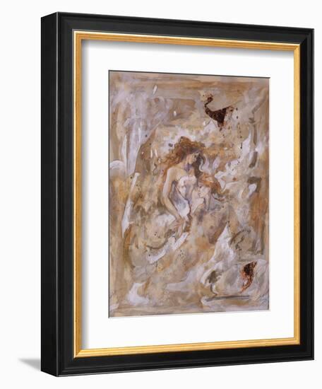 Two Lovers Embracing-Marta Gottfried-Framed Giclee Print