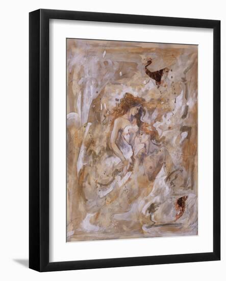 Two Lovers Embracing-Marta Gottfried-Framed Premium Giclee Print