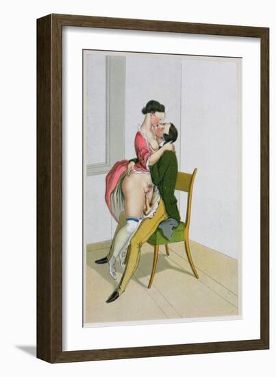 Two Lovers, Published 1835, Reprinted in 1908-Peter Fendi-Framed Giclee Print