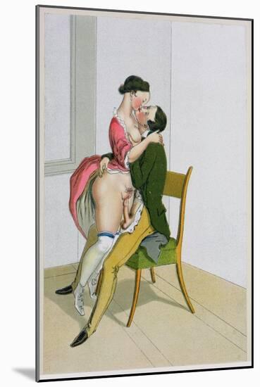 Two Lovers, Published 1835, Reprinted in 1908-Peter Fendi-Mounted Giclee Print