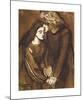 Two Lovers-Dante Gabriel Rossetti-Mounted Premium Giclee Print