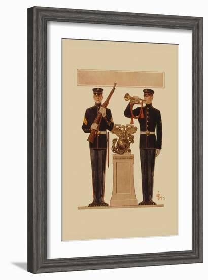 Two Marines-Joseph Christian Leyendecker-Framed Art Print