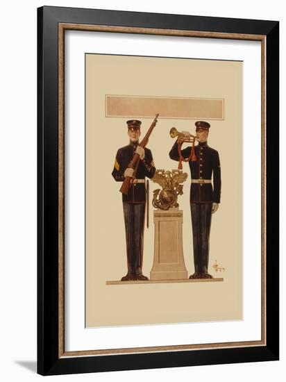 Two Marines-Joseph Christian Leyendecker-Framed Art Print