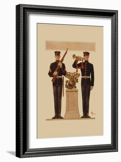 Two Marines-Joseph Christian Leyendecker-Framed Art Print