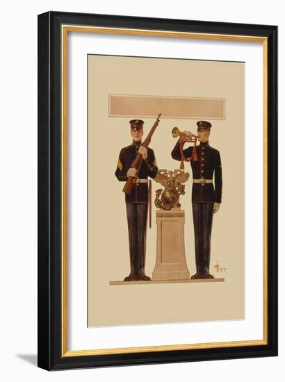 Two Marines-Joseph Christian Leyendecker-Framed Art Print