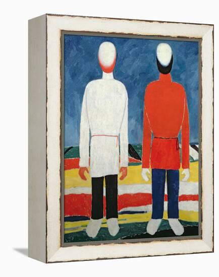 Two Masculine Figures, 1928-32-Kasimir Malevich-Framed Premier Image Canvas