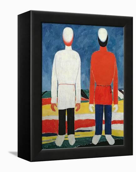 Two Masculine Figures, 1928-32-Kasimir Malevich-Framed Premier Image Canvas