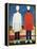 Two Masculine Figures, 1928-32-Kasimir Malevich-Framed Premier Image Canvas