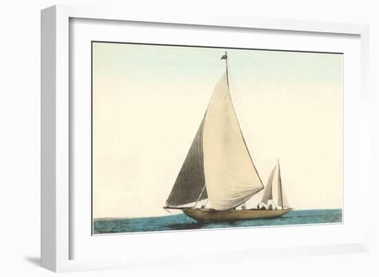 Two-Masted Sailboat-null-Framed Art Print