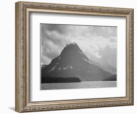 Two Medicine Lake Glacier National Park Montana 1933-1942-Ansel Adams-Framed Art Print