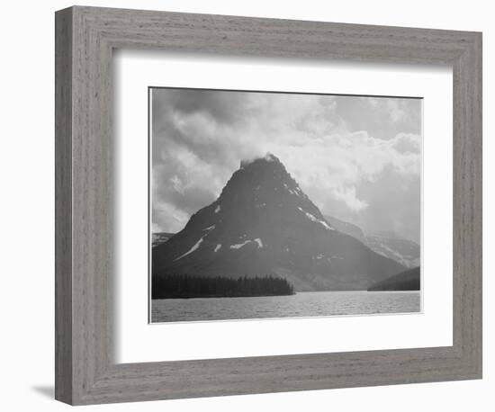 Two Medicine Lake Glacier National Park Montana 1933-1942-Ansel Adams-Framed Art Print