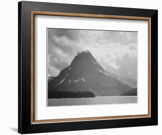 Two Medicine Lake Glacier National Park Montana 1933-1942-Ansel Adams-Framed Art Print